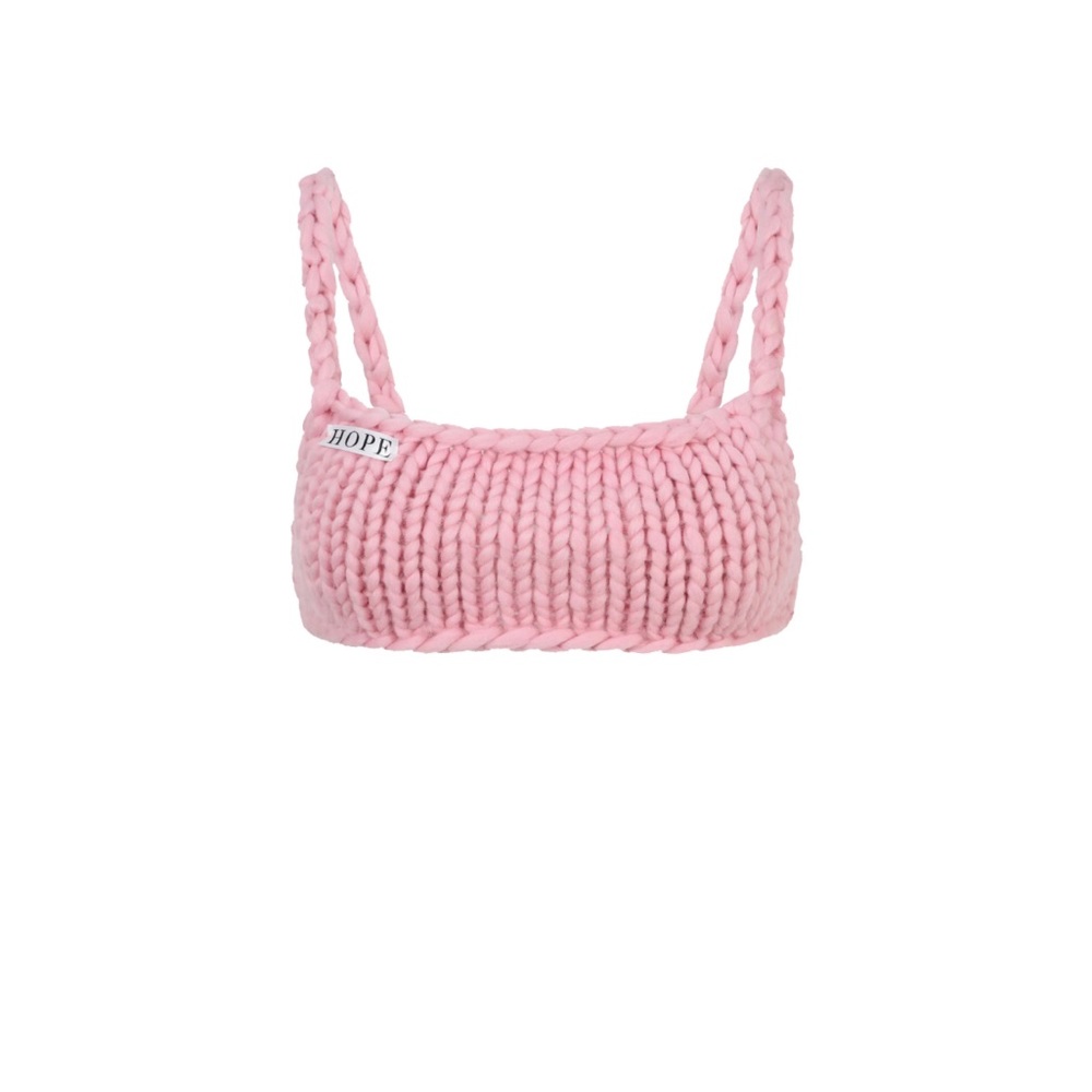 COPY - Hope Macaulay - Colossal Knit Bralette - Pink